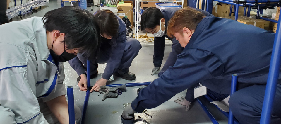 5S改善コーチ育成実践中